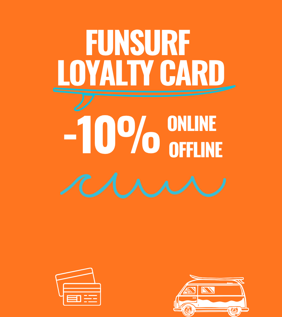 KARTA STAŁEGO KLIENTA FUNSURF - ZYSKAJ 10% RABATU ONLINE I OFFLINE NA RÓŻNE USŁUGI ORAZ ZAKUPY
